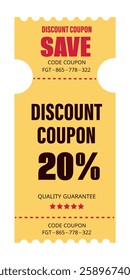 Customer sale coupon discount, save money deal, exclusive bonus for customers 