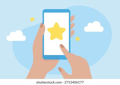 Ilustração vetorial do conceito de satisfação do cliente
