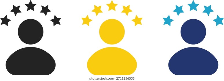 colección de iconos de satisfacción, Comentarios y calificación de Clientes. Conjunto de símbolos de revisión de la experiencia del usuario