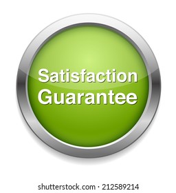 Customer satisfaction guaranteed button