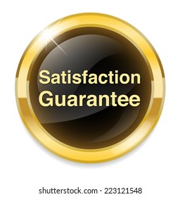 Customer satisfaction guaranteed button
