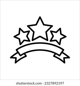 Icono de satisfacción del cliente. Logro, grado, clasificación, estrella, icono del equipo de usuarios. Calificación de cliente, ejecutivo, icono del equipo de usuarios estrella. ilustración vectorial sobre fondo blanco
