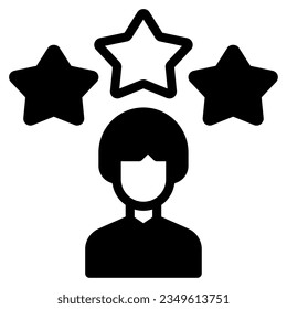 Icono de satisfacción del cliente se puede usar para aplicaciones, web, etc