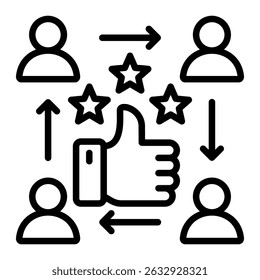 Customer Satisfaction Icon Element For Design