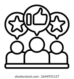 Elemento Ícone De Satisfação Do Cliente Para Projeto