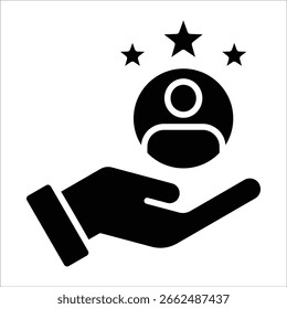 Elemento de icono de satisfacción del Cliente para el diseño