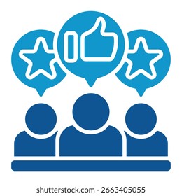 Elemento de icono de satisfacción del Cliente para el diseño