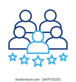 Elemento de icono de satisfacción del Cliente para el diseño