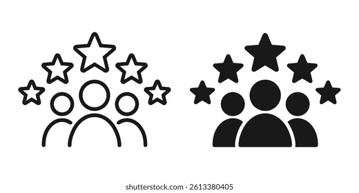Customer satisfaction icon. Illustration vector