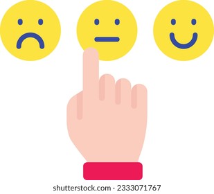 Customer Satisfaction Icon image. Suitable for mobile application.
