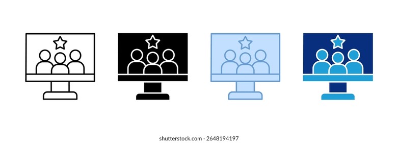 Customer Satisfaction Icon Set Multiple Style Collection