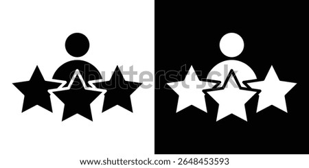 Customer satisfaction icon symbol collection. Flat vector stock illustration.