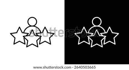 Customer satisfaction icon symbol concept for graphic design, Website, UI. EPS
