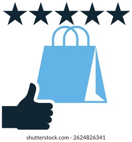 Customer satisfaction icon vector for feedback, service review, and happy client visuals. Ideal for business quality checks, user experience, and client retention campaigns.