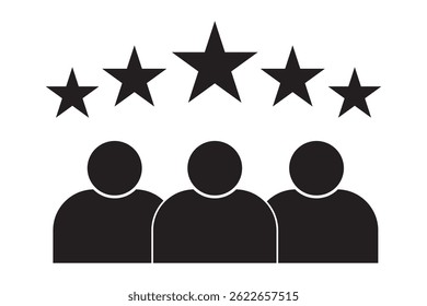 Customer satisfaction icons, user feedback icons set vector illustration eps 10