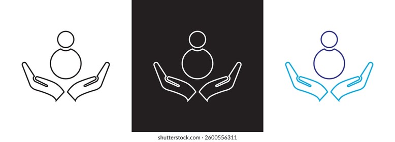 Customer satisfaction  icons . vector for web and mobile app. Vector illustration. isolated on white and black background. EPS 10