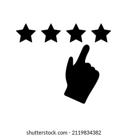 Icono de satisfacción del cliente.star (ilustración vectorial)