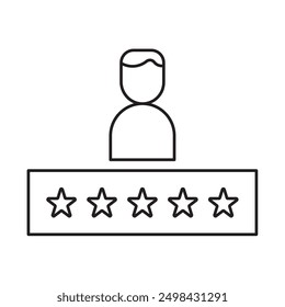 Icono de satisfacción del Cliente para el marketing