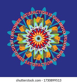 customer satisfaction is our moto label is a piece of paper,plastic film,cloth,metal or other material affixed to a container or product.
