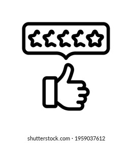 Customer satisfaction, rate of service, client experience, business icon. Black icon on white background