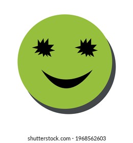 customer satisfaction and rating concept.
Blue smiley face for your design. Happy smile card concept illustration. Graphic element for white background EPS 10