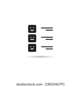 customer satisfaction survey icon vector illustration