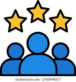 Diseño de Vector de satisfacción Cliente en estilo moderno, concepto de servicio de Asistencia de atención médica y conciencia del SIDA, ilustración de bienestar comunitario. Icono de línea llena