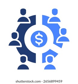 Elemento de icono de segmento de Cliente para diseño