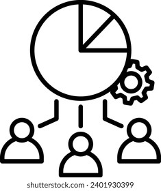 customer segmentation icon vector marketing