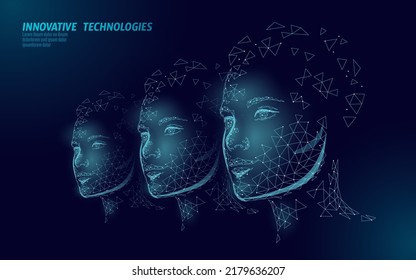 Customer service 3D woman manager concept. AI assistance headphone call center hotline. Client support consultant online help information. Headset girl vector illustration