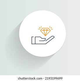 customer service advisor icon vector design