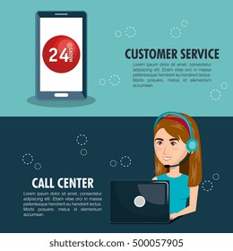 customer service agent working online