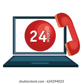 customer service agent working online
