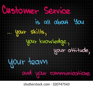 Customer Service approach to successful and efficient business