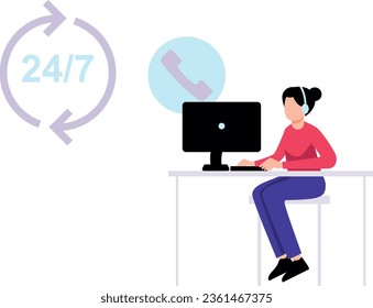 Customer service is available 247.