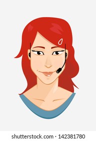 Customer service avatar