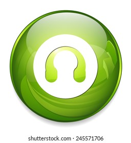 customer service button, call center icon 