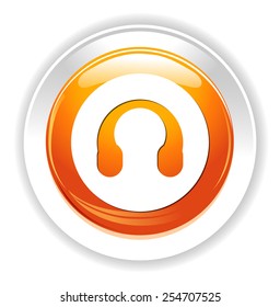 customer service button, call center icon 