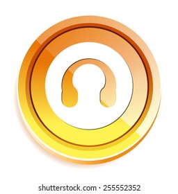 customer service button, call center icon 