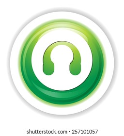 customer service button, call center icon 