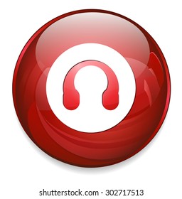 customer service button, call center icon 