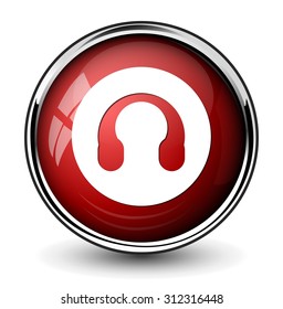 customer service button, call center icon 