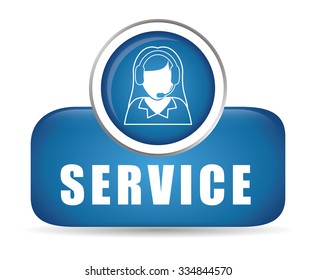 Customer service and call center graphic design, vector illustration