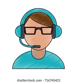 customer service call center related icon image