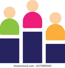 Customer Service Communication Icon Vector Flat Illustration
