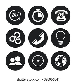 Customer service concept about call center icons design, vector illustration 10 eps graphic.
