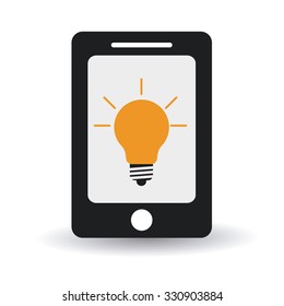 Customer service concept with technology icons design, vector illustration 10 eps graphic.