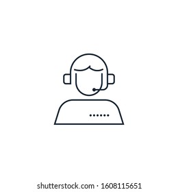 Customer service creative icon. From Delivery icons collection. Isolated Customer service sign on white background