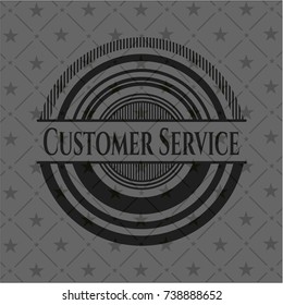Customer Service dark emblem