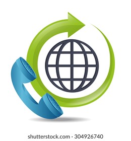 Customer service design, vector illustration eps 10.